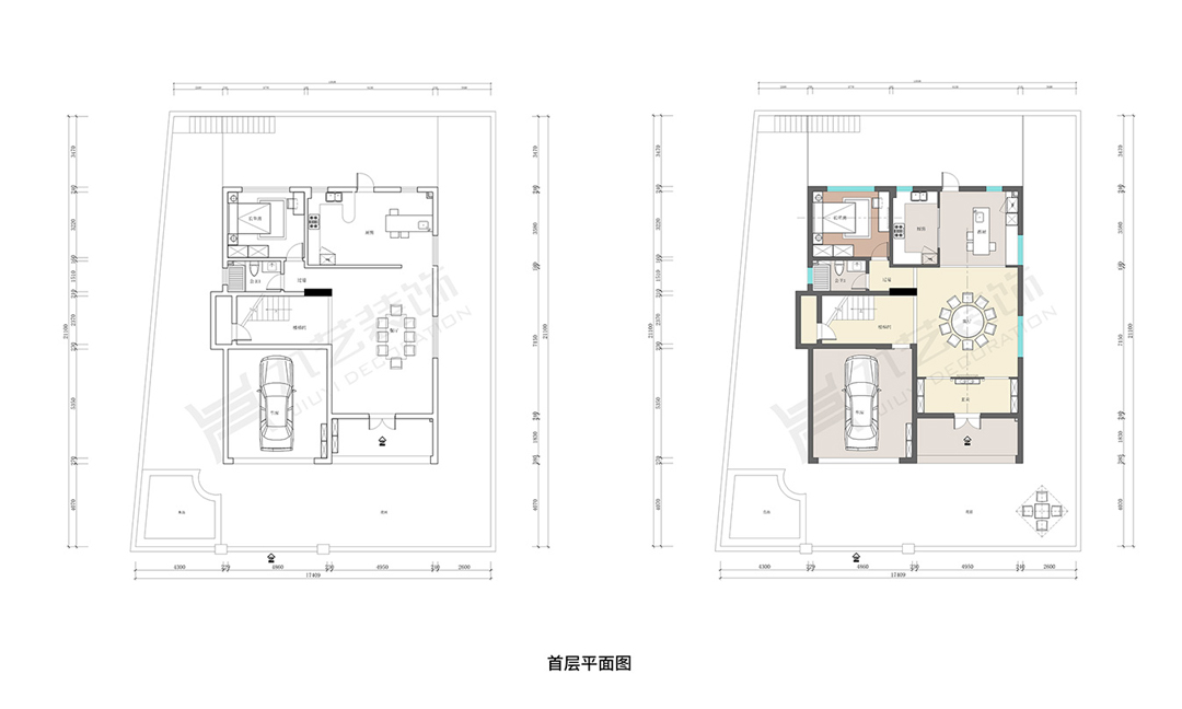 首層平麵戶型圖