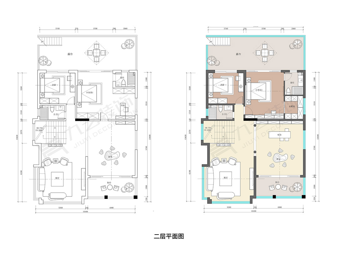 二層平麵戶型圖