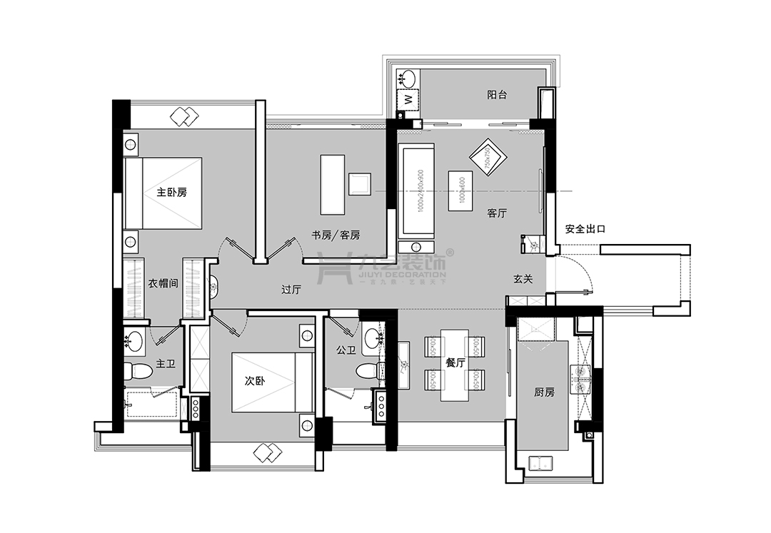 平麵戶（hù）型圖