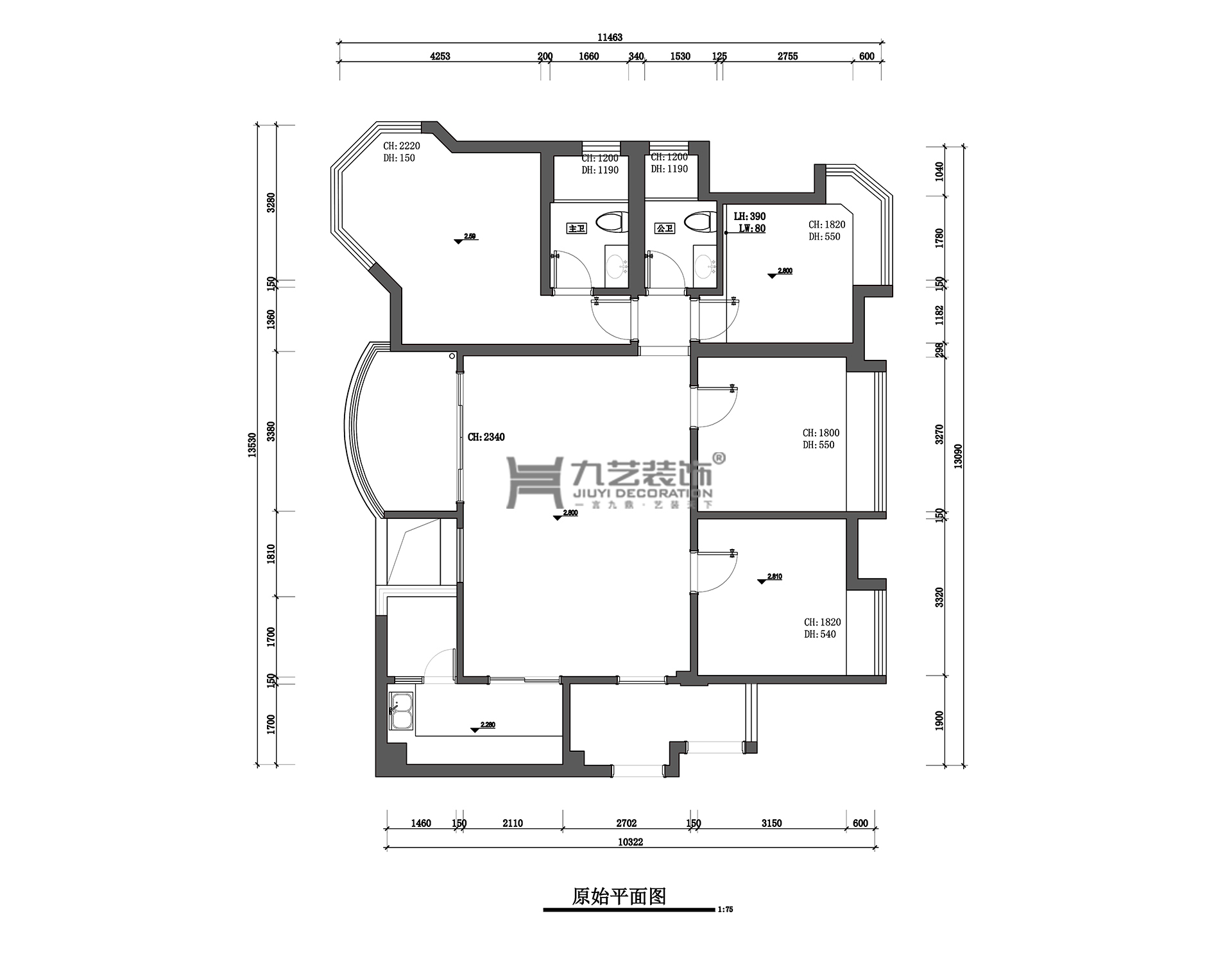 原建戶型圖