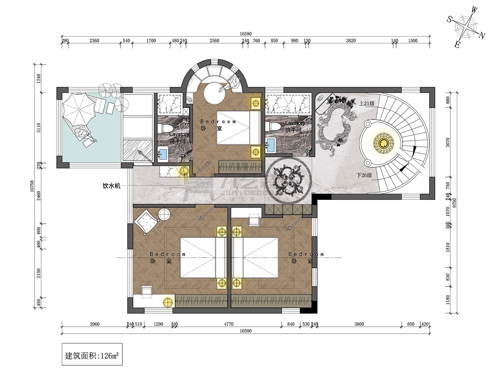 二層平麵戶型圖