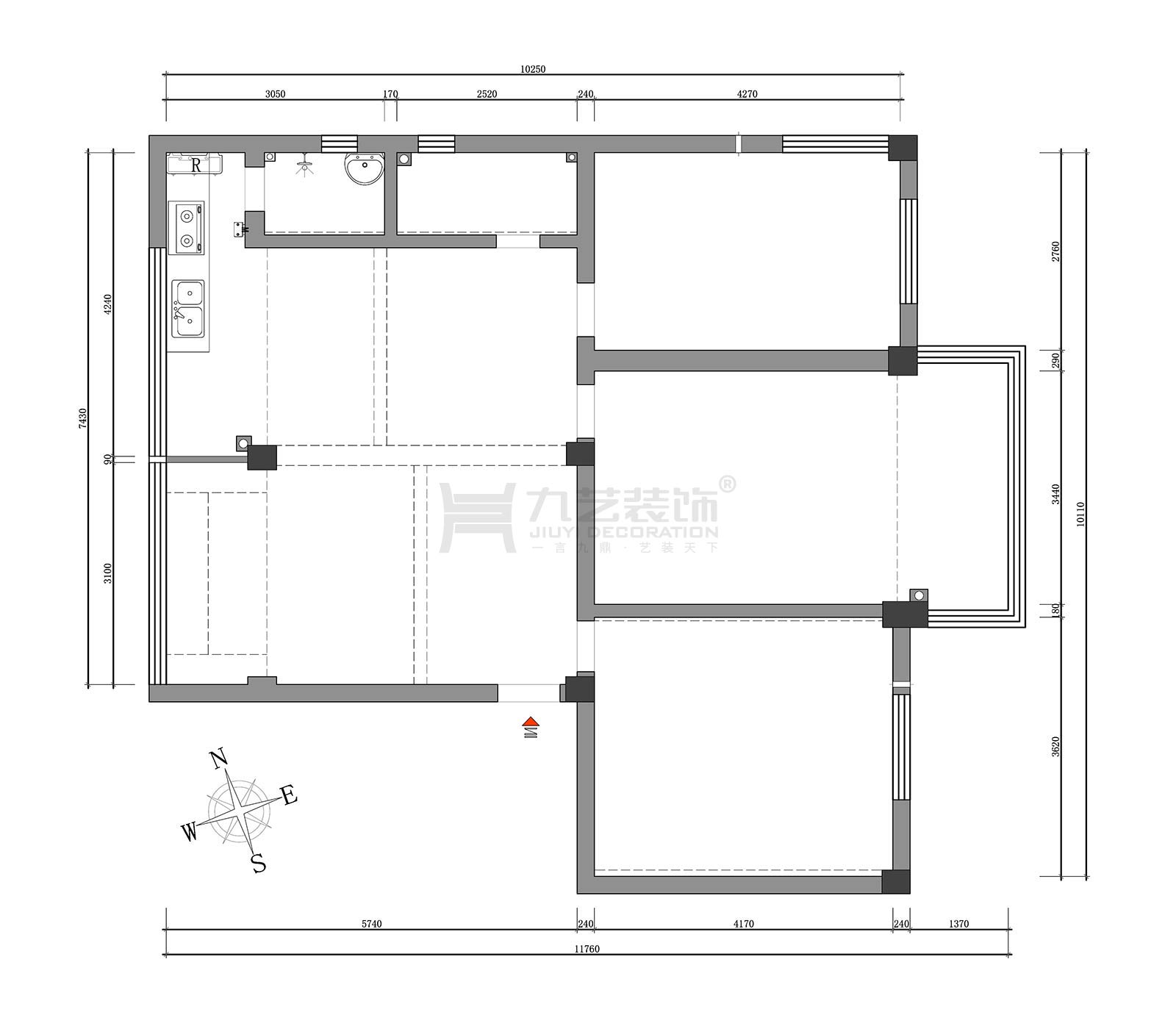 原（yuán）始戶型圖